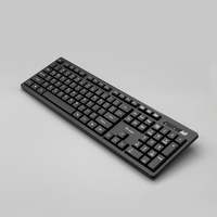 Vente chaude 2.4G clavier d'ordinateur sans fil KW-109U Interface USB OEM russe français hébreu espagnol coréen mise en page pour une utilisation au bureau