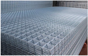 Grillage soudé en acier galvanisé robuste Houhong pour clôture agricole, services de pliage et de découpe, modèle HDG-WWM-1x1-14G, tissage simple - Product Image 2