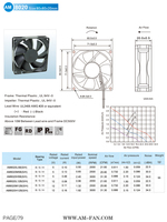 Ventilateur de refroidissement sans balais DC AM8020H12B 80x80x20mm 5V 12V 24V, mince, faible bruit, haut débit d'air, refroidisseur axial pour boîtier PC OEM