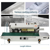 Scelleuse thermique horizontale pour sachets en aluminium et sacs plastiques – Machine industrielle automatique de scellage continu