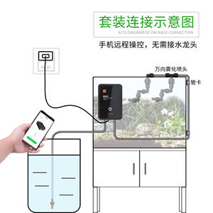 Sistema de Pulverización Inteligente WiFi WD-01CE, Humidificador para Terrarios de Reptiles, Kit de Atomización con Control de Temporizador Inteligente - Product Image 4
