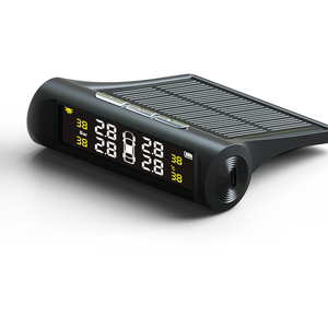 Real-time Wireless Car Tire Pressure Monitoring System Solar External Internal Universal <b>TPMS</b> - Product Image 1