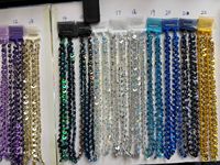 Meilleures ventes : Garniture à pampilles en strass et perles de riz à sequins de cristal de 16 cm pour vêtements, chaussures, robes de mariée, robes latines et sacs, Marque Fuban