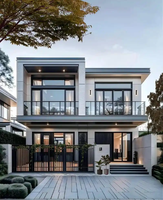 Maisons préfabriquées de haute qualité, fournisseur chinois |   Villa de luxe moderne sur mesure |   Bâtiment à structure en acier pour habitation et investissement
