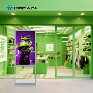 55 65 Inch Portable Kiosk Booth 4K High Brightness 1000 Nits Interactive Android Digital Signage Animation Indoor Shopping Mall - Product Image 1