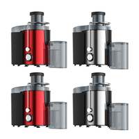 Automatische slowjuicer met brede opening en pulp-uitwerper, fruitsapcentrifuge, snijgereedschap