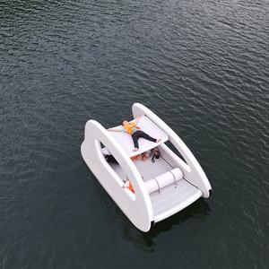 Bote Inflable de PVC Resistente para 4 Personas con Motor a Reacción, Más de 4 m de Longitud, para Pesca y Deportes Acuáticos - Product Image 6