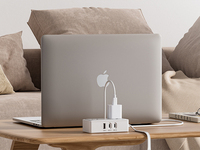 Wentong Aşırı Gerilim Koruyucu Güç Şeridi ABS Yanmaz Bakır 2AC 3USB (2-C 1-A) 20W PD Hızlı Şarj FCC/ Fiş için