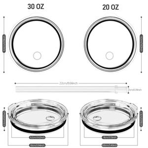 Couvercles de rechange pour YETI Rambler 20/30 oz avec paille, pour mug à paille 35 oz, sans BPA et incassables, pour gobelets de voyage - Product Image 3