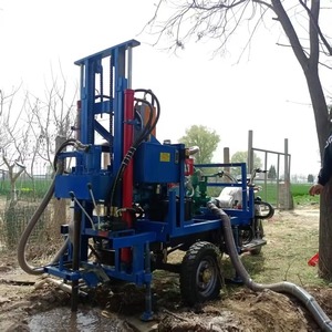 Machine portative professionnelle de trou d'alésage 150 mètres de profondeur de plate-forme de forage de puits d'eau hydraulique composants de noyau de moteur diesel - Product Image 2