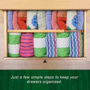 Selldrawer Double Tier Bamboo Office & <b>Kitchen</b> & Bathroom Drawer Divider Multifunction Spice <b>Storage</b> Organizer for Garage - Product Image 6