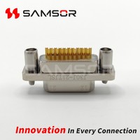 Conector macho de soldadura de alta fiabilidad J30J-21TJS, serie J30J, micro-D mini rectangular de 21 pines, 200V 3A, para aeronaves