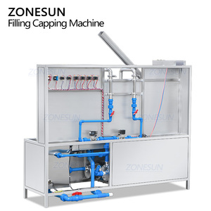 ZONESUN ZS-AFC100S Máquina Monobloque Semiautomática para Llenado de Botellas de Agua de 5 Galones, Enjuague, Llenado y Tapado de Bidones - Product Image 6