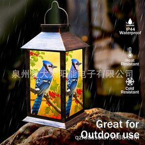 Lámpara Solar LED con Forma de Pájaro Azul, Resistente al Agua, para Jardín Exterior, Alimentada por Energía Solar - Product Image 4