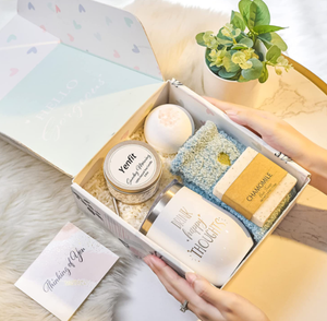 Kit de Spa relajante con vaso, <span class=keywords><strong>calcetines</strong></span> de baño, jabón de sal, barra, vela perfumada, conjunto de regalo para decoración del hogar, regalos de Navidad y cumpleaños, venta al por mayor - Product Image 5