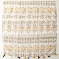 Nouveau Design gris encre peinture plage châle coton écharpes pour femmes Long grand 180*90cm coton tête Wrap écharpe musulman Hijabs