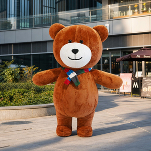<span class=keywords><strong>Costume</strong></span> Gonfiabile Professionale Personalizzato a Forma di Orso Mascotte Pubblicitaria a 360 Gradi per Pubblicità - Product Image 1