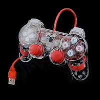 Control de Juego con Cable USB UGAME LED, Joystick de Doble Vibración, Controlador de Juego para PC Portátil para Win7/10/XP, Hardware USB