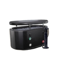 Baignoire de glace gonflable Cold Plunge Barrel Home Ice Bath Tub pour athlète adulte Fitness Recovery