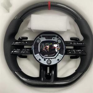 <span class=keywords><strong>Volant</strong></span> de voiture pour <span class=keywords><strong>Mercedes</strong></span>-Benz W176 W213 W205 W211 W253 <span class=keywords><strong>C220</strong></span> C257 ClE ClS AMG 2016-2019 <span class=keywords><strong>Volant</strong></span> en fibre de carbone - Product Image 4
