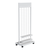 Présentoir mural rotatif en grille métallique double face Ruimei sur mesure pour magasin de détail