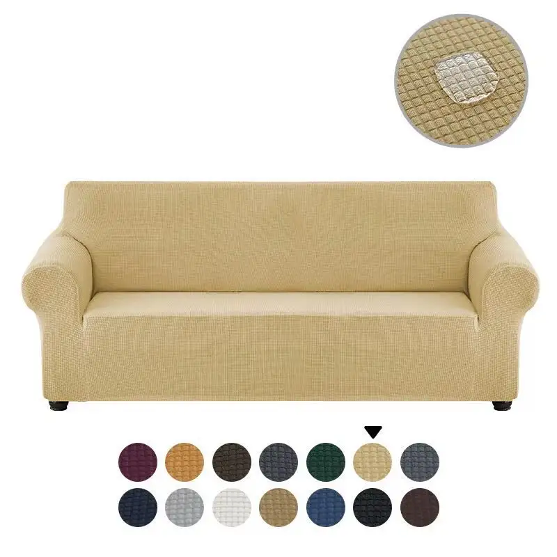 Housse de canapé élastique, <span class=keywords><strong>couverture</strong></span> Jacquard, protection pour meubles, fauteuil, étanche