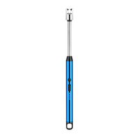 Allumeur de cuisine USB rechargeable du fabricant en gros Briquet d'interface Tpe-C Coupe-vent Arc Pulse Ignition Metal Material