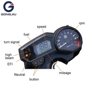 Dashboard Digital Speedometer Tachometer Grosir Pabrik untuk Yamaha XJ6 YS250