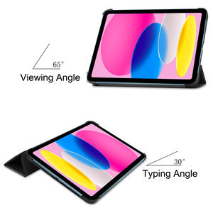 Para <span class=keywords><strong>iPad</strong></span> 11th Generation Case 2025, Trifold Fold Flip Smart PU Leather Slim Stand Tablet Back Cover para Apple <span class=keywords><strong>iPad</strong></span> 11 pulgadas A16 - Product Image 3