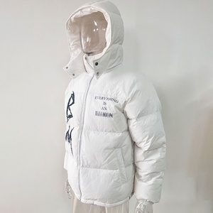 Puffer <b>Jacket</b> Custom Manufacturer Casual Removable Hood Coat ultra <b>Light</b> Zip up Duck Goose Down <b>Jacket</b> Men - Product Image 2