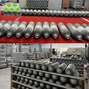 Originele fabrieks Ce 6.8L 4500Psi duikfles van koolstofvezel, koolstofvezel 300 bar luchtfles met ventiel - Product Image 2