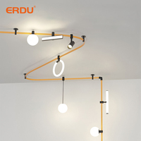 Vente chaude Nordic COB Spot Track LED Système Linéaire Blanc Chaud Plafond Lumières de Rail pour Mall Intérieur Décoration Contemporaine