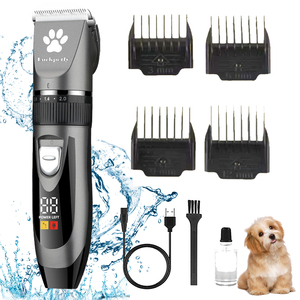 Tondeuses silencieuses pour chiens sans fil pour le toilettage de cheveux <span class=keywords><strong>longs</strong></span> avec acier inoxydable et ABS <span class=keywords><strong>tondeuse</strong></span> durable pour chat pour cheveux emmêlés - Product Image 1