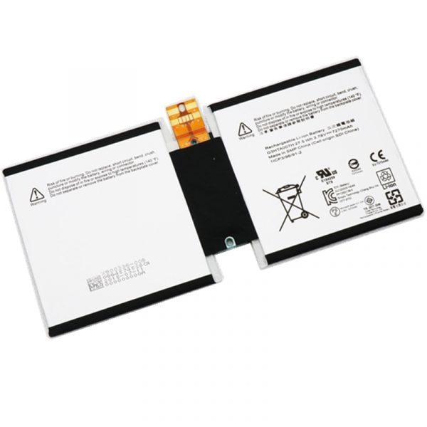 3.78v 7270mah High Capacity Laptop Battery G3hta007h for Microsoft Surface 3 1645 1657