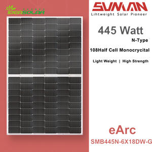 Panneau solaire léger en stock monocristallin <span class=keywords><strong>445Wp</strong></span> haute résistance avec composants haute puissance Panneau photovoltaïque encadré - Product Image 3