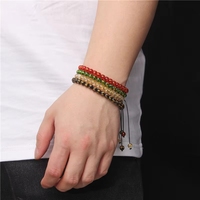 Pulsera Ajustable de Piedras Preciosas Naturales de 4MM, 6, 8 y 10 mm, Joyería de Cristal Curativa para Chakras, para Mujeres y Hombres, Venta al Por Mayor
