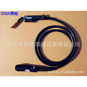 Mb200a3m 5m Co2 Welding Torch 200a Air Cooled Manual Ignition Single Switch Copper Plated - Product Image 2