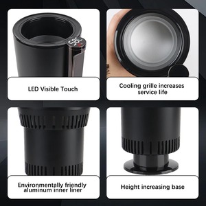 Smart Cooling Heating Car Cup Holder Intelligent Hot and Cold Cup Holder Mini Car <b>Refrigerator</b> Office Cooling and Heating - Product Image 6