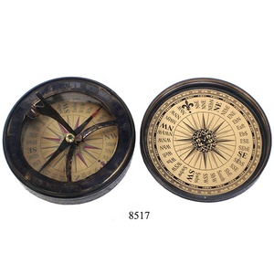 Brújula Náutica de latón antiguo Mull of Galloway Sundial personalizado Navy Maritime Survey Instrument Técnica de metal pulido - Product Image 6