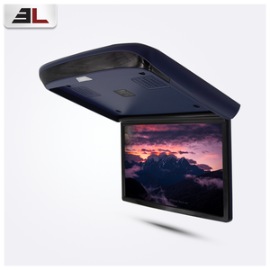 2023 monitor per auto ribaltabile sottile da 13.3 pollici con sistema operativo Android 10 2 + 32GB wifi miracast montaggio a soffitto sul tetto schermo Minibus bus tv - Product Image 2