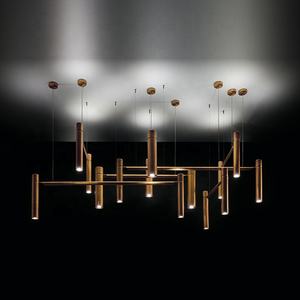 Moderno de lujo cromo oro Metal sombra comedor candelabro <span class=keywords><strong>Led</strong></span> Vintage candelabro iluminación - Product Image 4