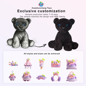 Mainan Hewan Liar Boneka OEM, Mainan Panther Lembut dan Empuk - Product Image 1