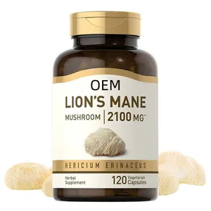 Lions Mane Capsule For Sustainable agriculture GMP Conformity Gluten-free bread Vegan community