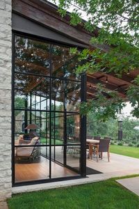Parrillas de seguridad de ventana grande de estilo francés moderno Ventanas de toldo verticales fijas de acero inoxidable de vidrio templado Doble - Product Image 5