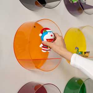 Kích thước tùy chỉnh Acrylic tường kệ nhiều màu hiển thị đứng DIY trang trí nội thất văn phòng Đảng Acrylic Vòng hiển thị hộp - Product Image 2