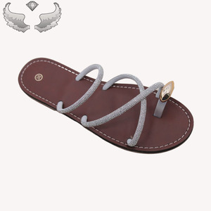 Sandalias Planas de Playa con Tiras Trenzadas para Mujer, Tallas Grandes, con Tacón, Casuales, de Doble Uso, Cómodas, Duraderas, con Logotipo Personalizado, Empaque Personalizado, Tacón Alto - Product Image 3