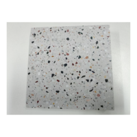 Carreaux de terrazzo en porcelaine mate au design moderne, résistants aux acides et à l'usure, épaisseur 3 mm/8 mm, imitation brique, texture murale