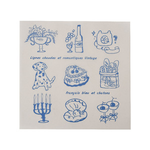 Papel para hornear de calidad alimentaria, recubierto de cera por una sola cara, 100 paquetes, azul, para empacar pan, queso, pastel y hamburguesas - Product Image 5