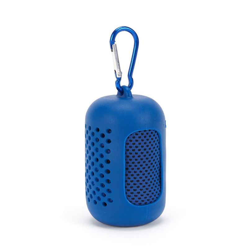 Serviette bleu roi avec étui
