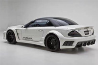 Neues Mercedes SL R230 Widebody Kit Aufgerüsteter Misha-Stil Front- und Heckstoßstange Spoiler Original 1:1 Qualität